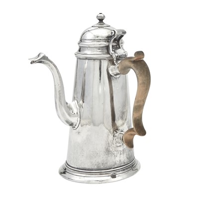 Lot 155 - Queen Anne Sterling Silver Coffee Pot
