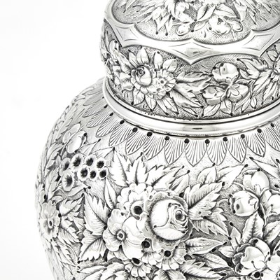 Lot 139 - Tiffany & Co. Sterling Silver Tea Caddy
