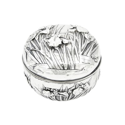 Lot 123 - Japanese Silver Covered Box