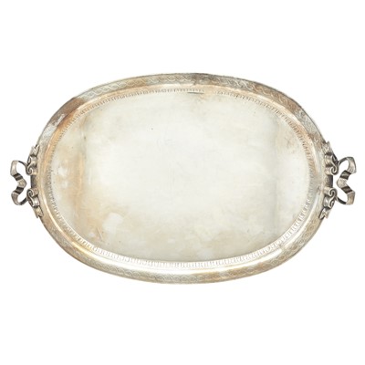 Lot 207 - Mexican Sterling Silver Handled Tray