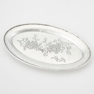 Lot 121 - Chinese Export Silver Tray