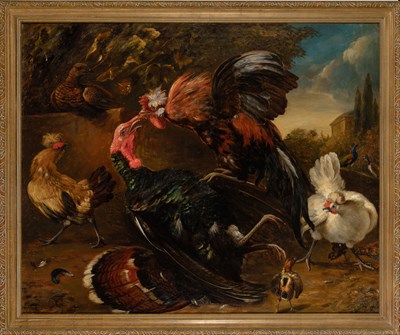 Lot 14 - Manner of Melchior de Hondecoeter