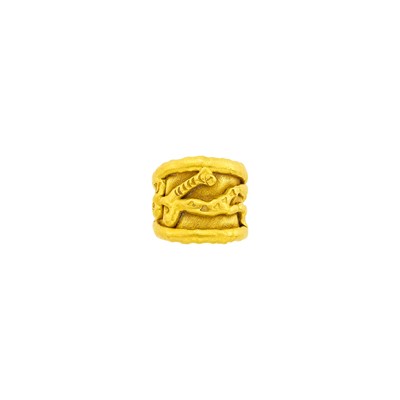 Lot 1166 - Jean Mahie High Karat Gold 'Charming Monster' Ring