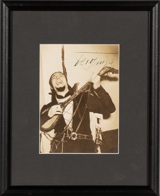 Lot 5232 - An attractively framed collection of opera autographs