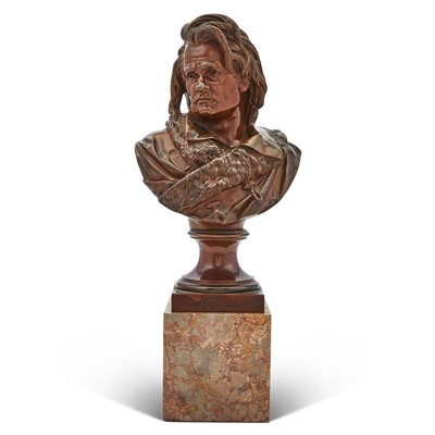 Lot 481 - Bronze Bust of Beethoven