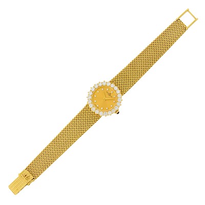 Lot 16 - Baume & Mercier Gold and Diamond Wristwatch