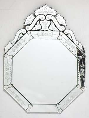Venetian Style Octagonal Mirror