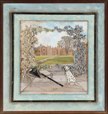 Lot 255 - Framed Mixed Media Print of Witchingham Hall