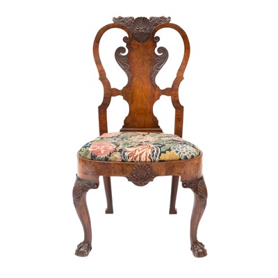 Lot 330 - George II Walnut Side Chair attributed to Giles Grendey