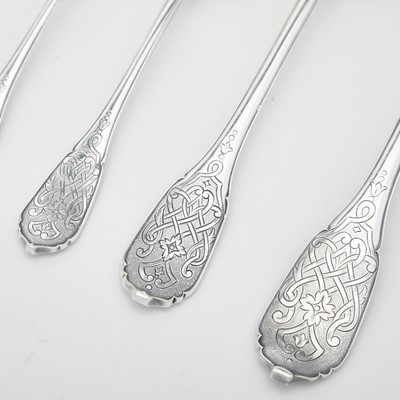 Lot 221 - Cardeilhac Sterling Silver "Chiseled Royal" Pattern Flatware Service