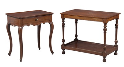Lot 154 - Louis XV Style Mahogany Side Table