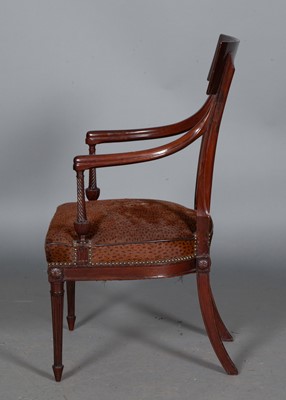 Lot 731 - Empire Mahogany Fauteuil