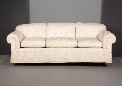 Lot 133 - Pair of Upholstered Loose-Cushion Sofas