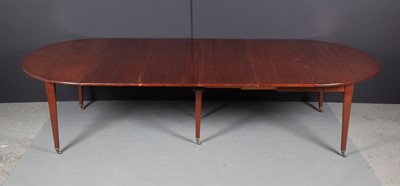 Lot 180 - Louis XVI Style Mahogany Extension Dining Table