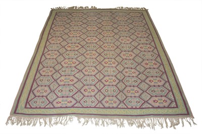 Lot 449 - Cotton Dhurrie Carpet