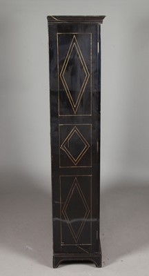 Lot 181 - Napoleon III String Inlaid Black Lacquered Cabinet