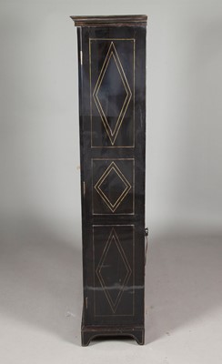 Lot 181 - Napoleon III String Inlaid Black Lacquered Cabinet