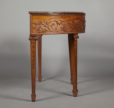 Lot 655 - Continental Neoclassical Walnut Console