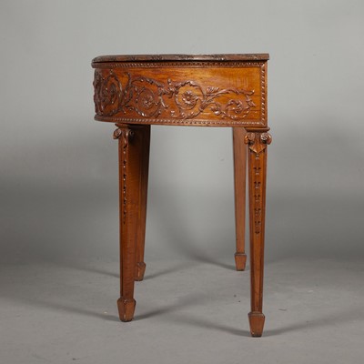 Lot 655 - Continental Neoclassical Walnut Console