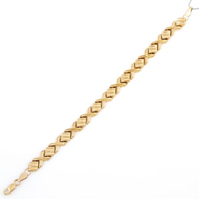 Lot 71 - Gold Flexible Bracelet, 10K 3 dwt.