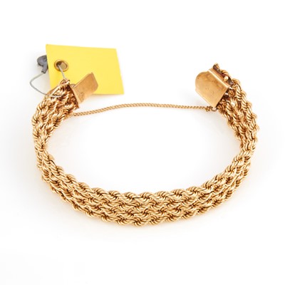 Lot 108 - Gold Flexible Bracelet, 14K 41 dwt.