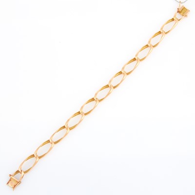 Lot 266 - Gold Flexible Bracelet, 18K 5 dwt.