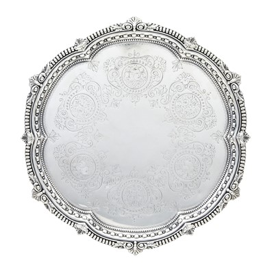Lot 170 - Victorian Sterling Silver Salver