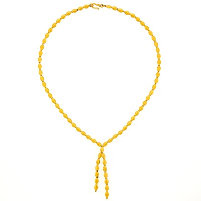 Lot 1032 - High Karat Gold Link Necklace