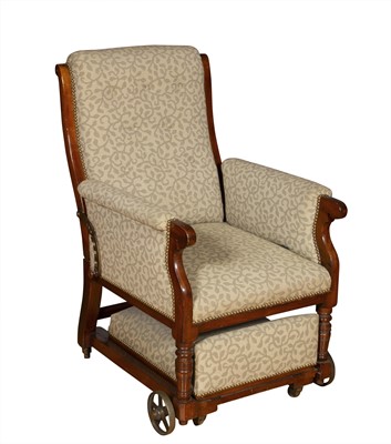 Lot 179 - Victorian Mahogany Patent Invalid's Chair