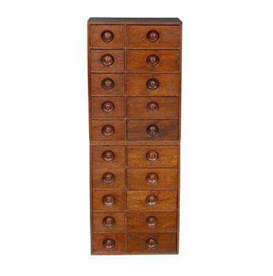 Lot 19 - Pair of Victorian Mahogany Chests of Drawers