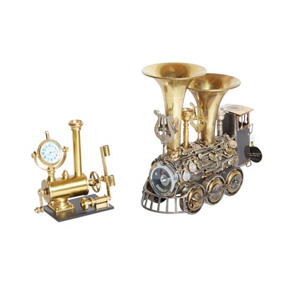 Lot 38 - Brass Model of a Locomotive