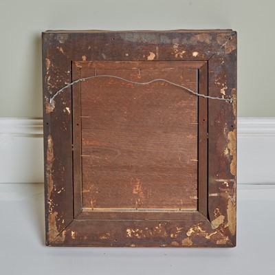 Lot 109 - American Rustic Carved Parcel Gilt Mirror