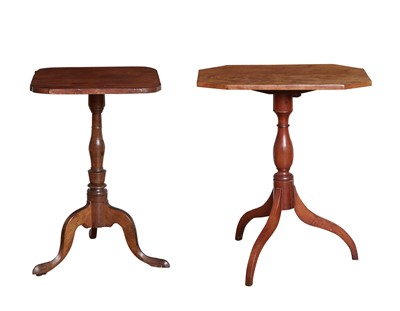 Lot 155 - Two Federal Wood Tripod Stands