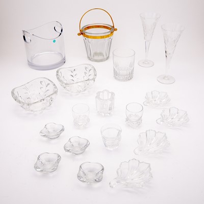 Lot 191 - Group of Glass Drinkware and Table Articles