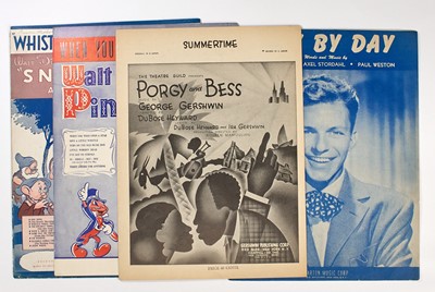 Lot 5207 - Sheet music collection including Gershwin, Disney, Sinatra and others