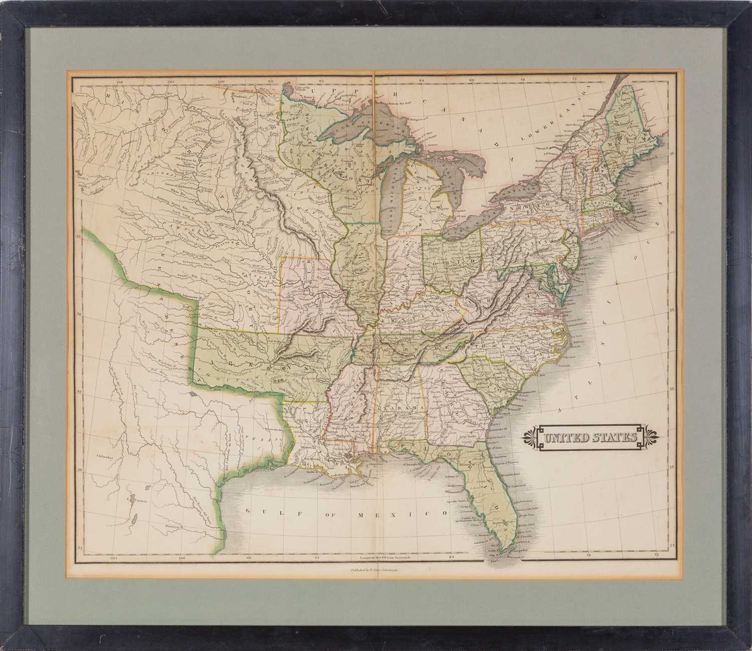 Lot 135 - Three maps of the United States