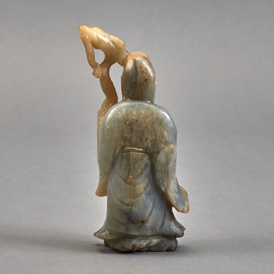 Lot 16 - A Chinese Jade Carving of Shoulao