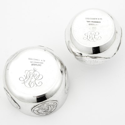 Lot 145 - Shreve & Co. Novelty Sterling Silver Salt and Pepper Set
