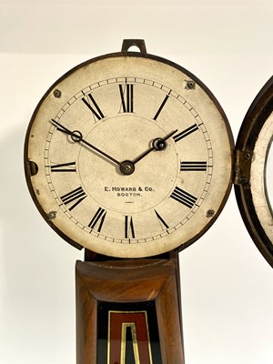 Lot 1070 - E. Howard & Co. "No. 5 Regulator" Rosewood Banjo Timepiece