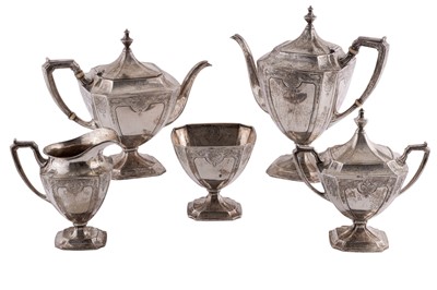 Lot 1125 - Frank W. Smith Silver Co. Sterling Silver Tea and Coffee Service