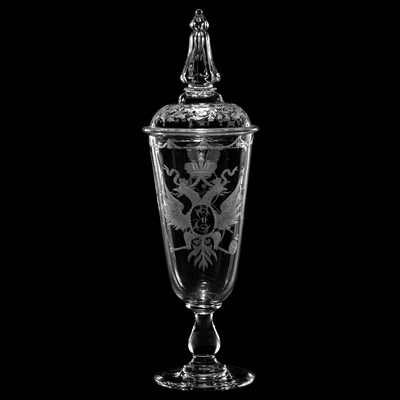 Lot 48 - Russian Glass Pokal