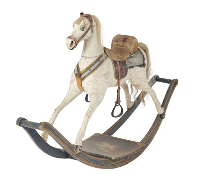 Lot 312 - Paint Decorated Rocking Horse