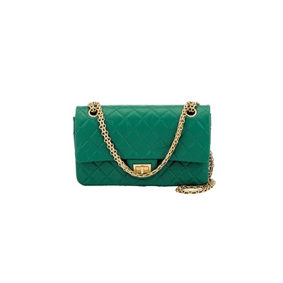 Lot 1224 - Chanel Green Leather Reissue 2.55 Double Flap Bag