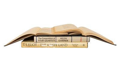 Lot 256 - Two volumes of T.S. Eliot poems annotated by Stephen Sondheim