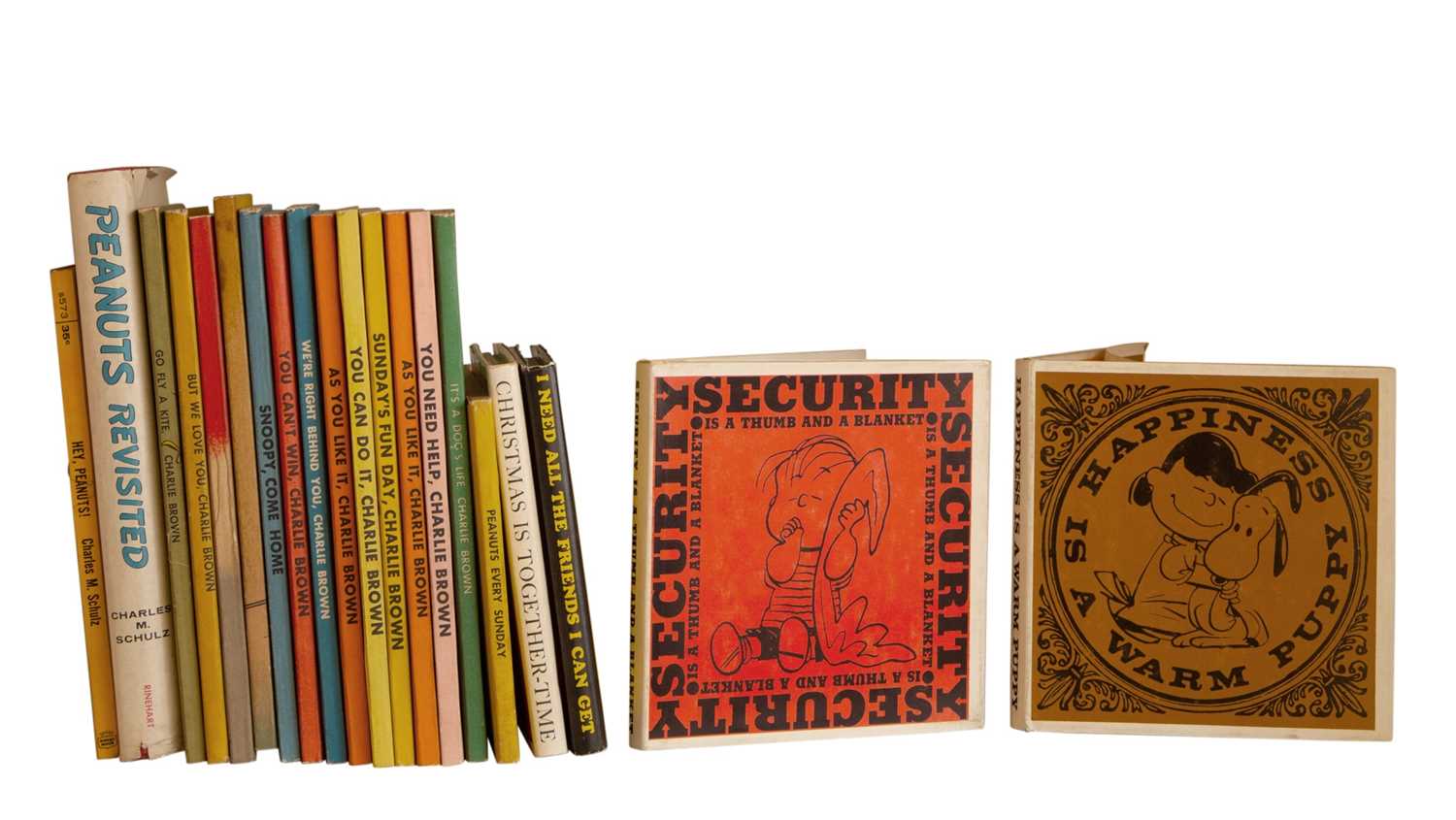 Lot 254 - A collection of books by Peanuts creator Charles M. Schulz
