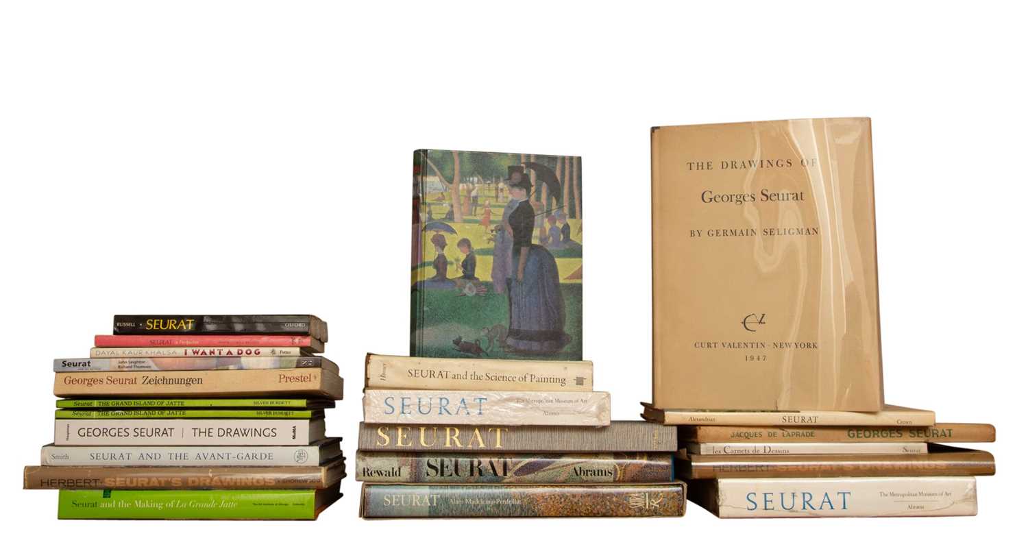 Lot 178 - A collection of books on Georges Seurat