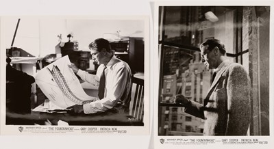 Lot 5073 - Set of lobby cards and foreign posters for The Fountainhead