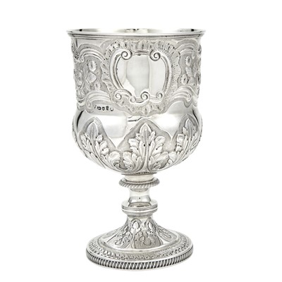 Lot 174 - George III Sterling Silver Oversized Goblet