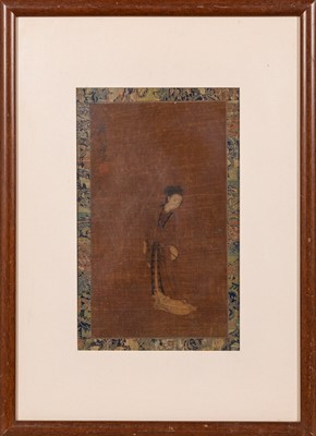 Lot 604 - A Chinese Painting of a Lady, After Tang Yin