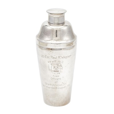 Lot 161 - Continental Sterling Silver Cocktail Shaker